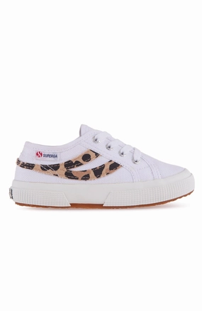 2953 Swallow Tail Cotton White Leopard Classic Look Style Match