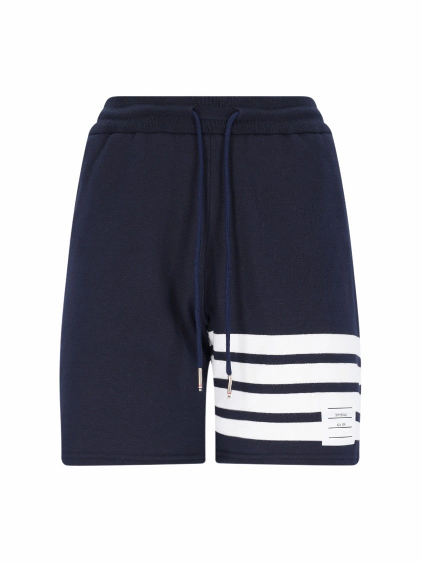 4-Bar" Sport Shorts  Blue Sun Protection