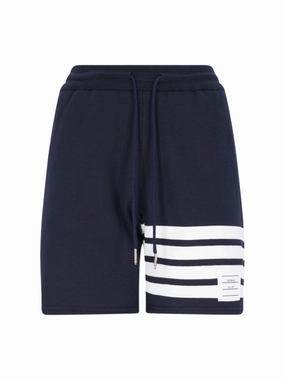 4-Bar" Sport Shorts  Blue Cool Basic Quick Release Fastener