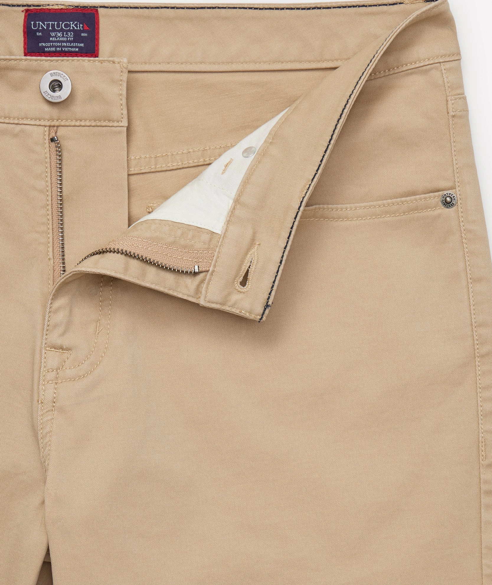 5-Pocket Chino Pants Stay Flexible Layer Comfort