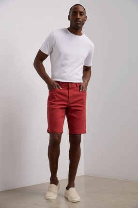 Quick Release Closure 5 pocket twill bermuda shorts