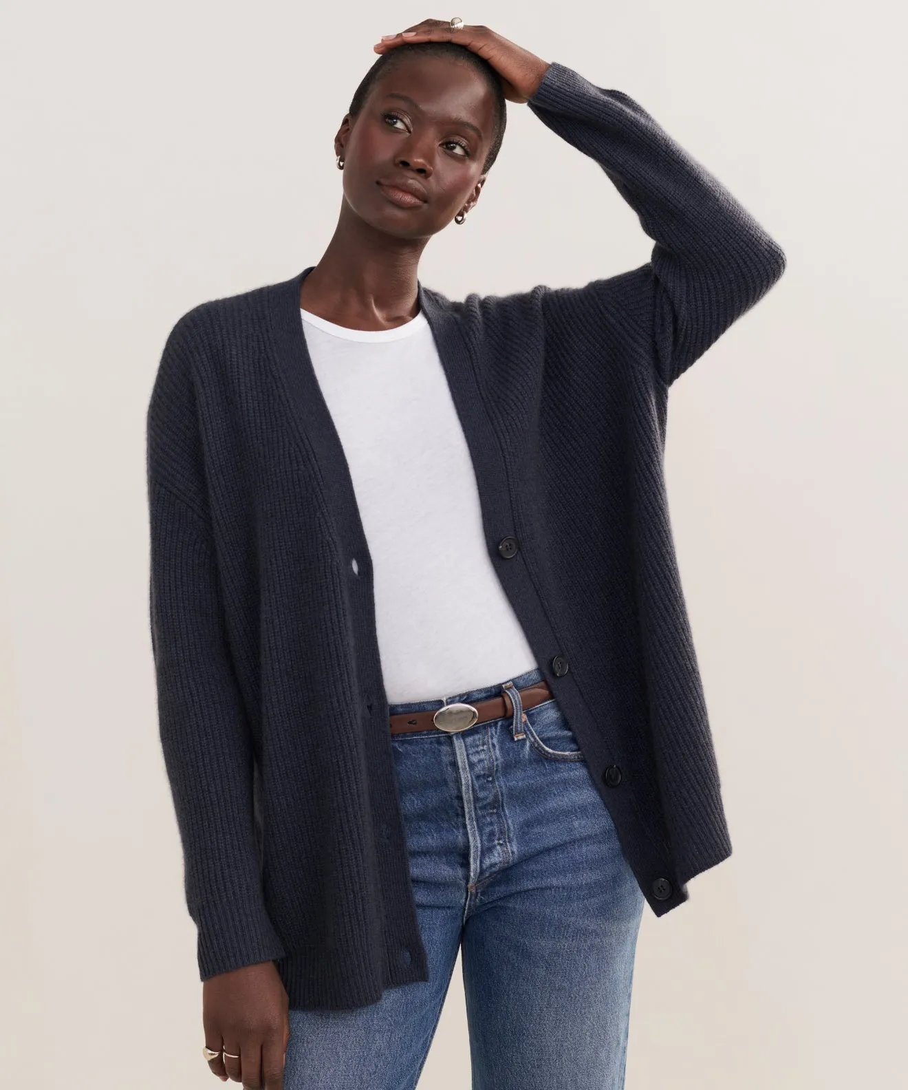 Cashmere Cocoon Cardigan Easy Layering
