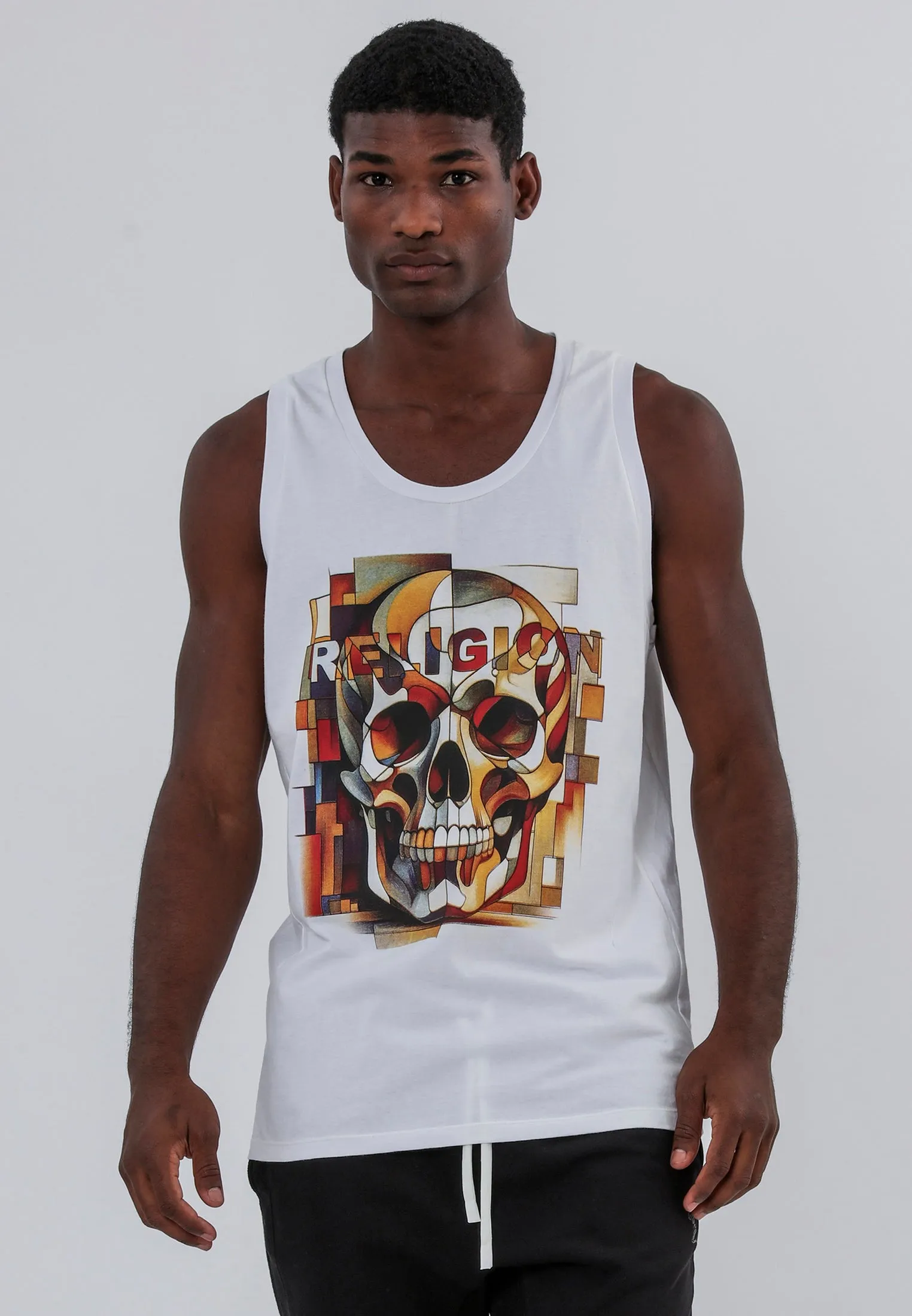 ABSTRACT VEST WHITE AllWeatherComfort