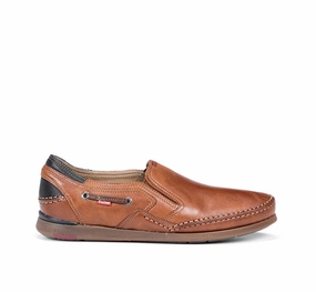 Mens Fluchos Mariner in Cognac Explore Move Light Arch