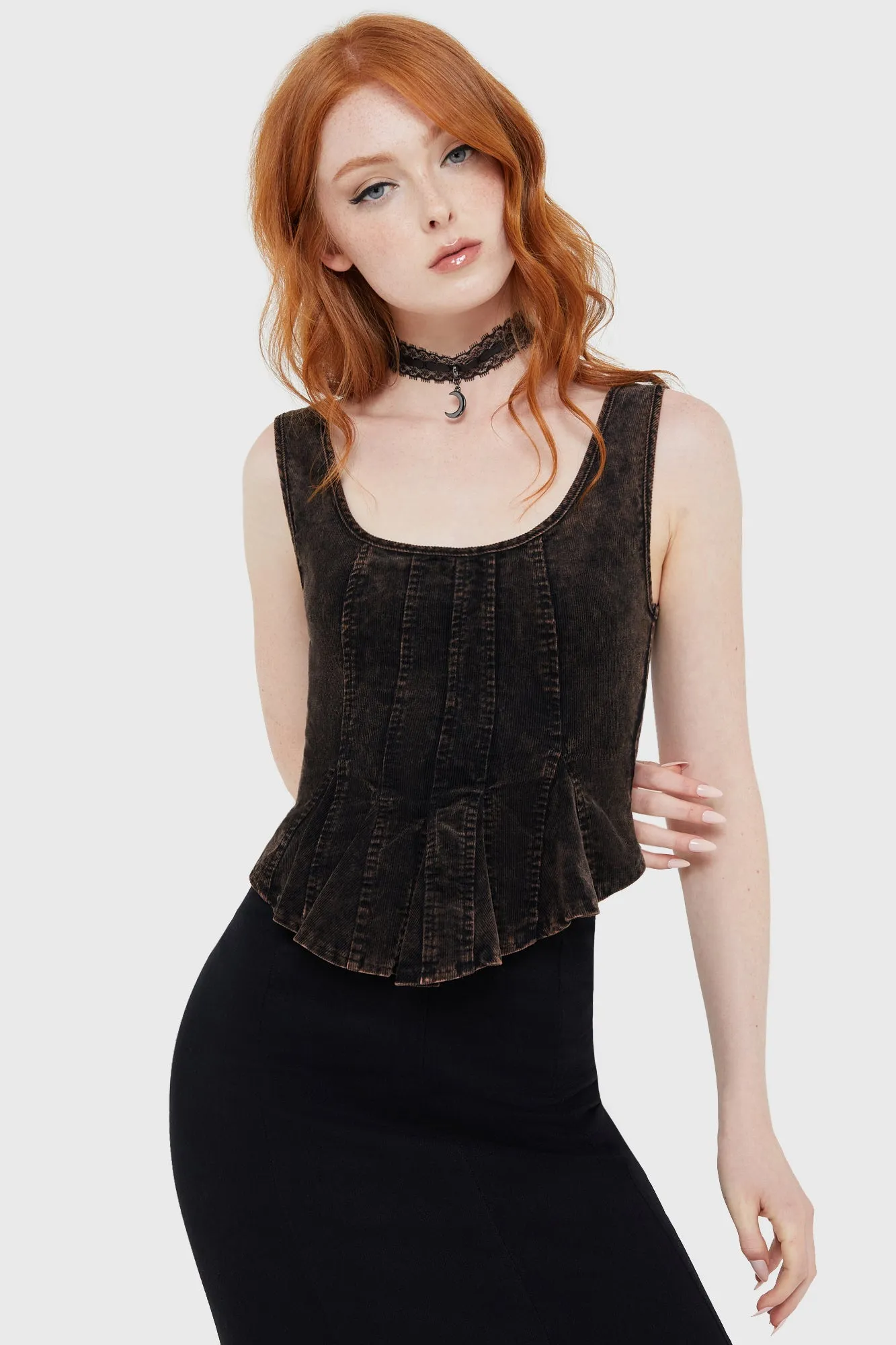 FoldableFeature Dreadmire Corset Top