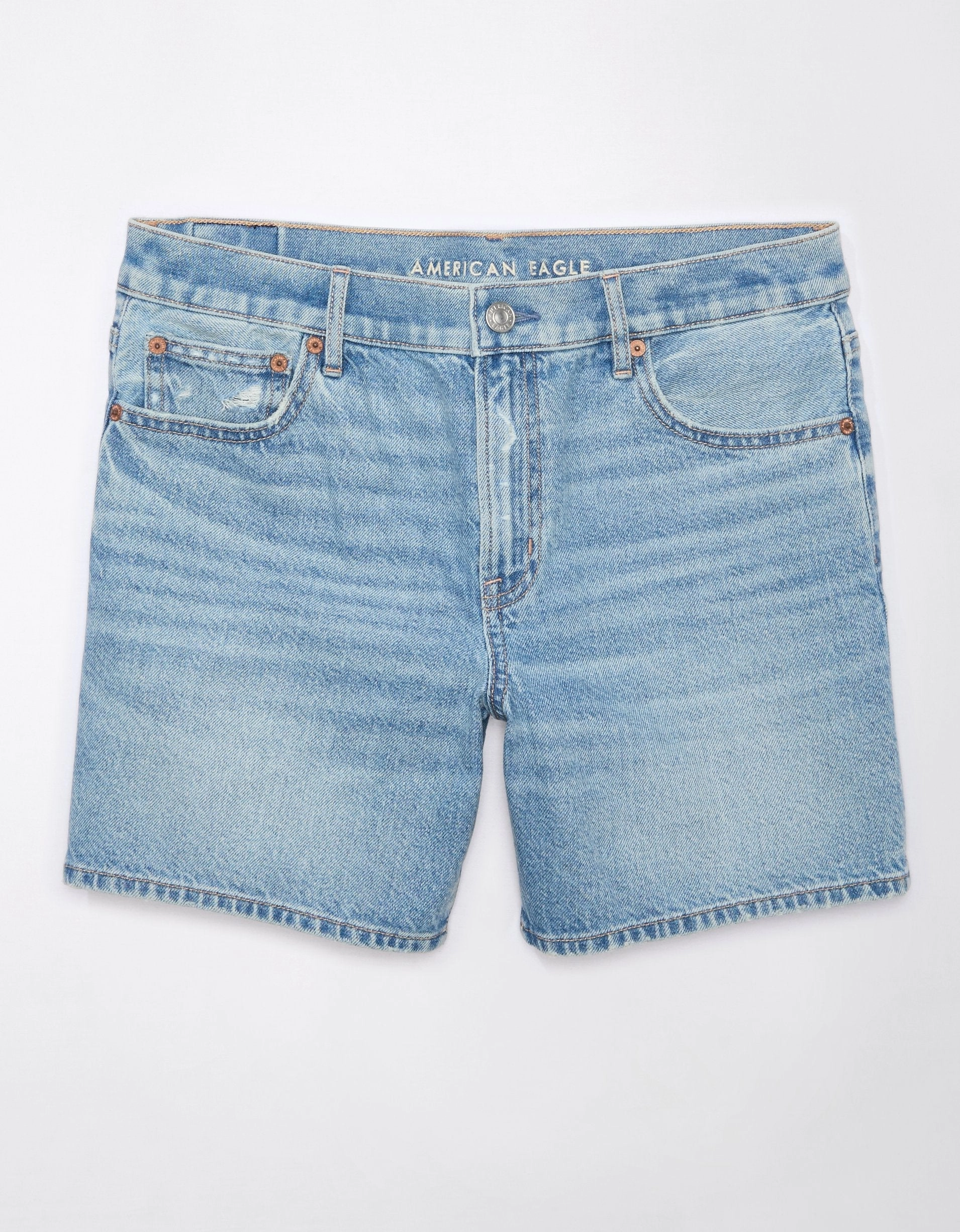 Faux Leather AE Strigid 6" Perfect Denim Short