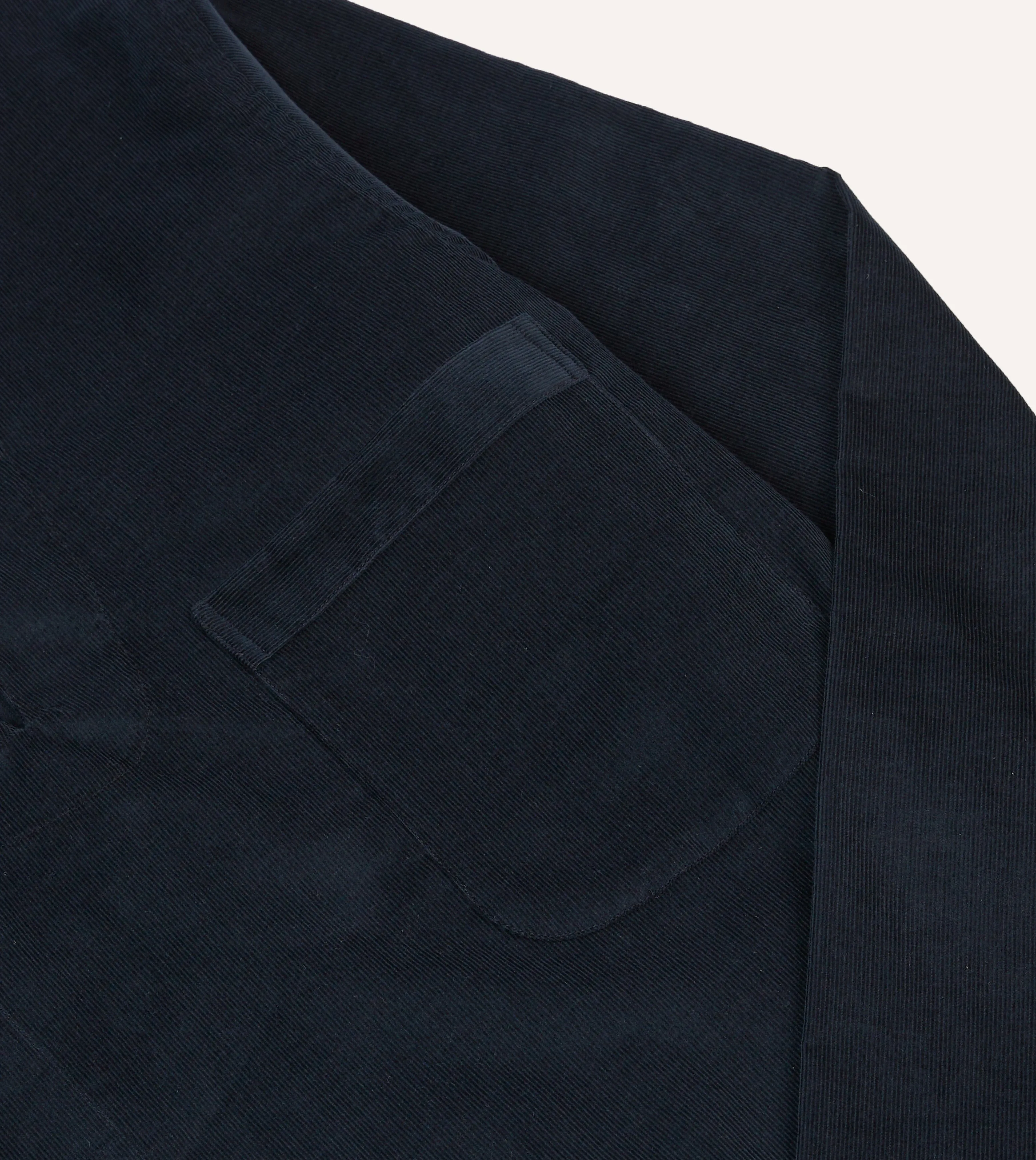 Oversized style Navy Needlecord Smock