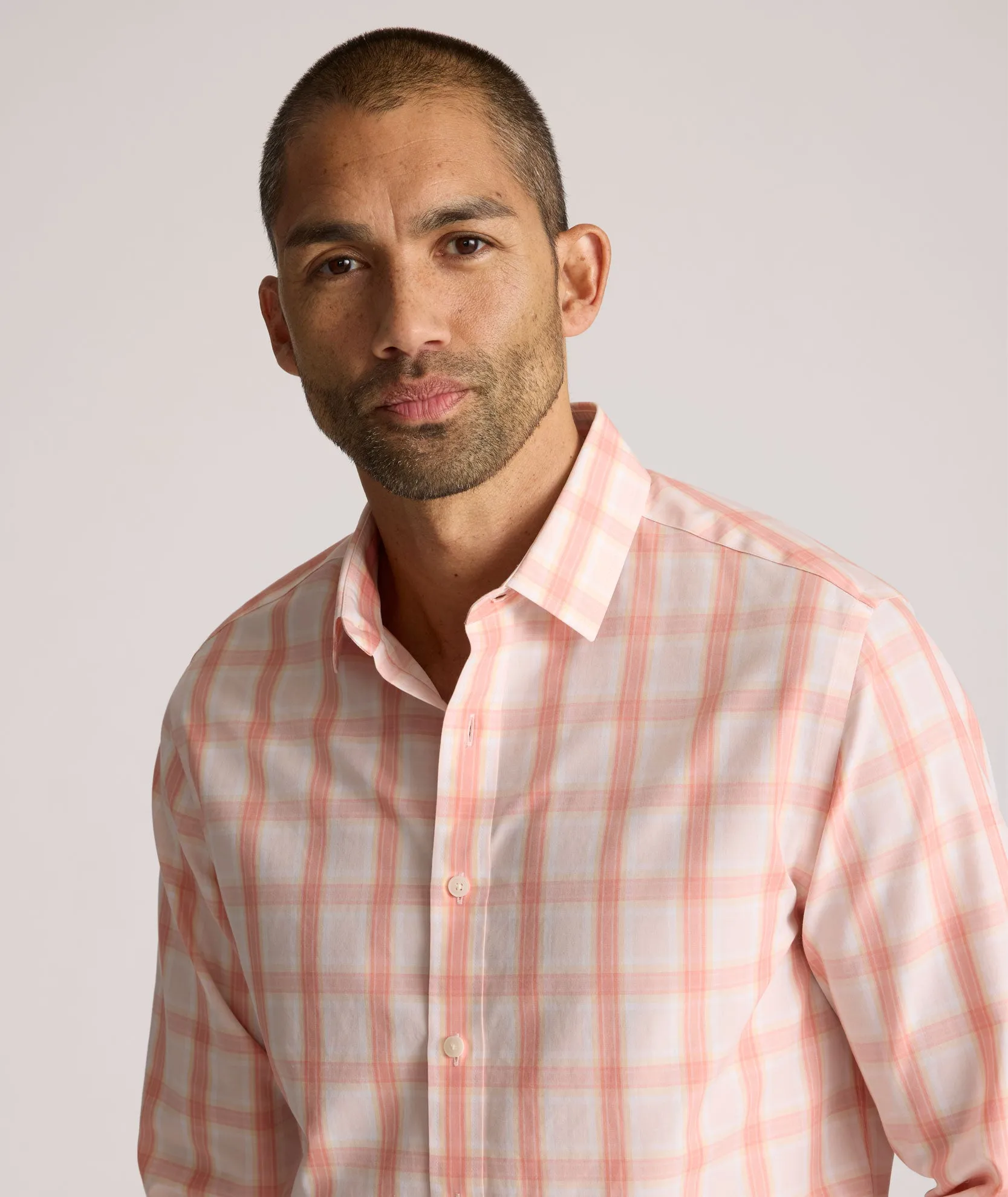 Wrinkle-Free Ravenswood Shirt Waffle Weave Bold Graphics