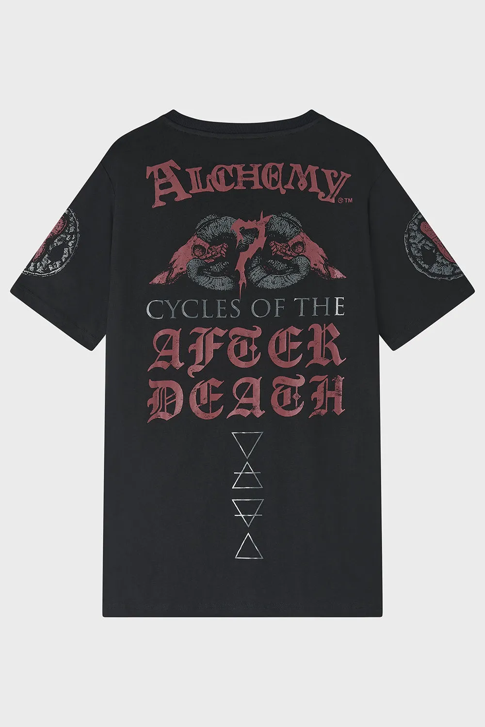 Simple Style Informal charm After Death Cycles T Shirt