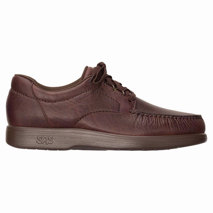Mens SAS 'Bout Time Lace Up Loafer Mulch Smooth Steps
