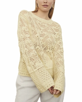 Comfy Layering Vince Plus Lace Patchwork Pullover