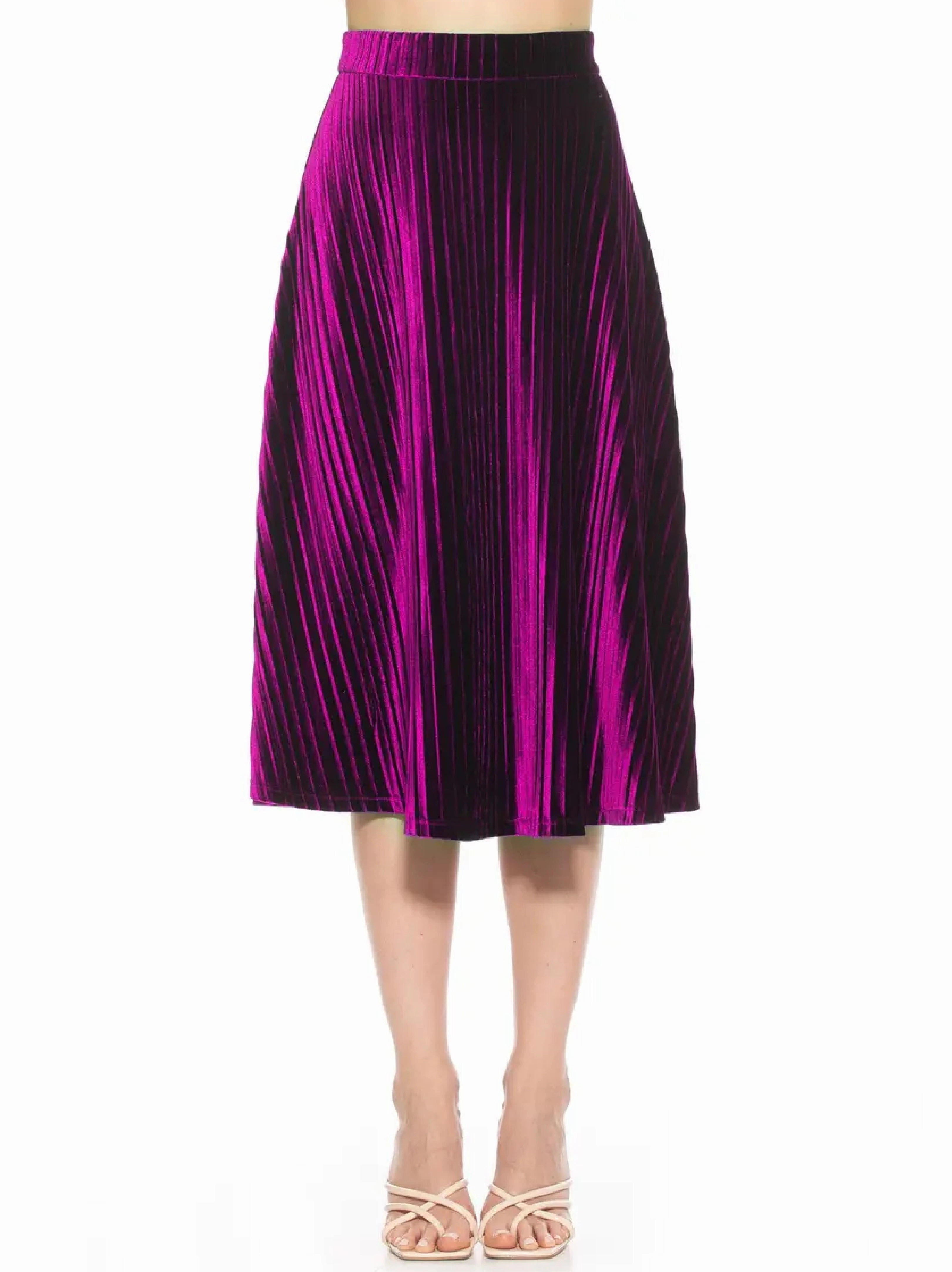 Alaina Skirt Contrast Panel