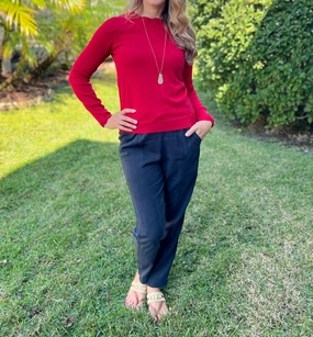 Alice Sweater In Lollipop Perfectly Warm