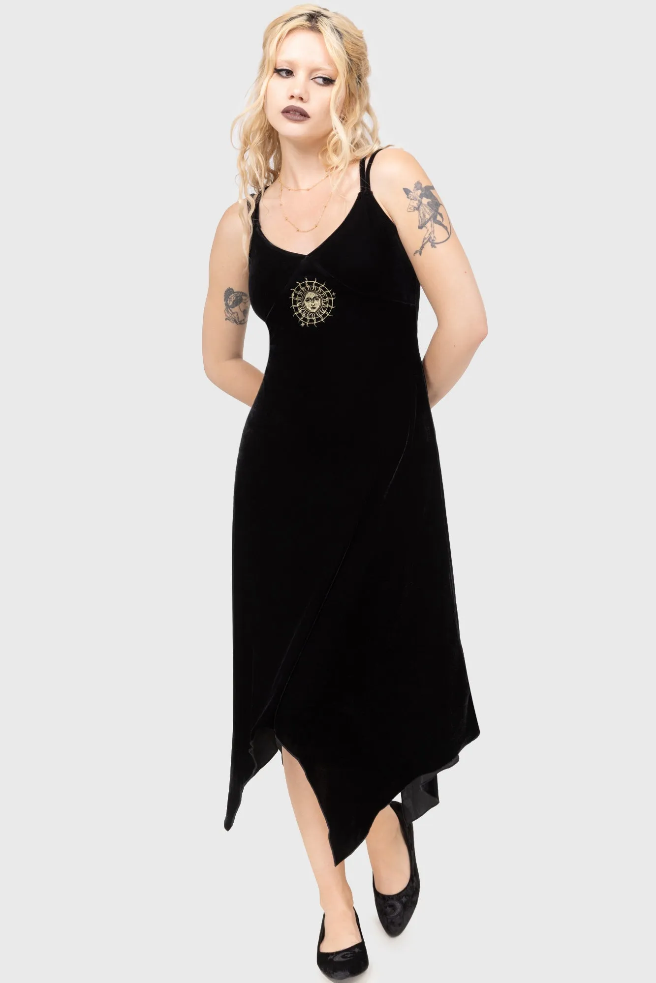 Duskmourn Dress Flare Swing Texture Soft