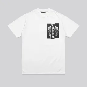 RIPPED T-SHIRT WHITE Micro Perforation