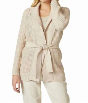 Comfy Vibe Layering pieces Shawl Cardigan In Sand