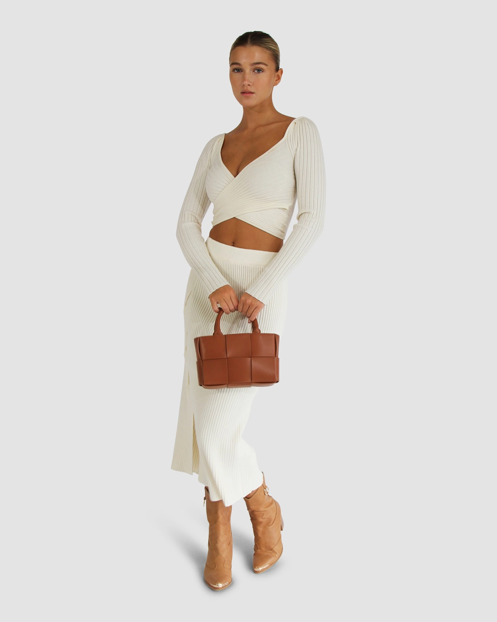 On-The-Go Outfit All My Life Knit Midi Skirt