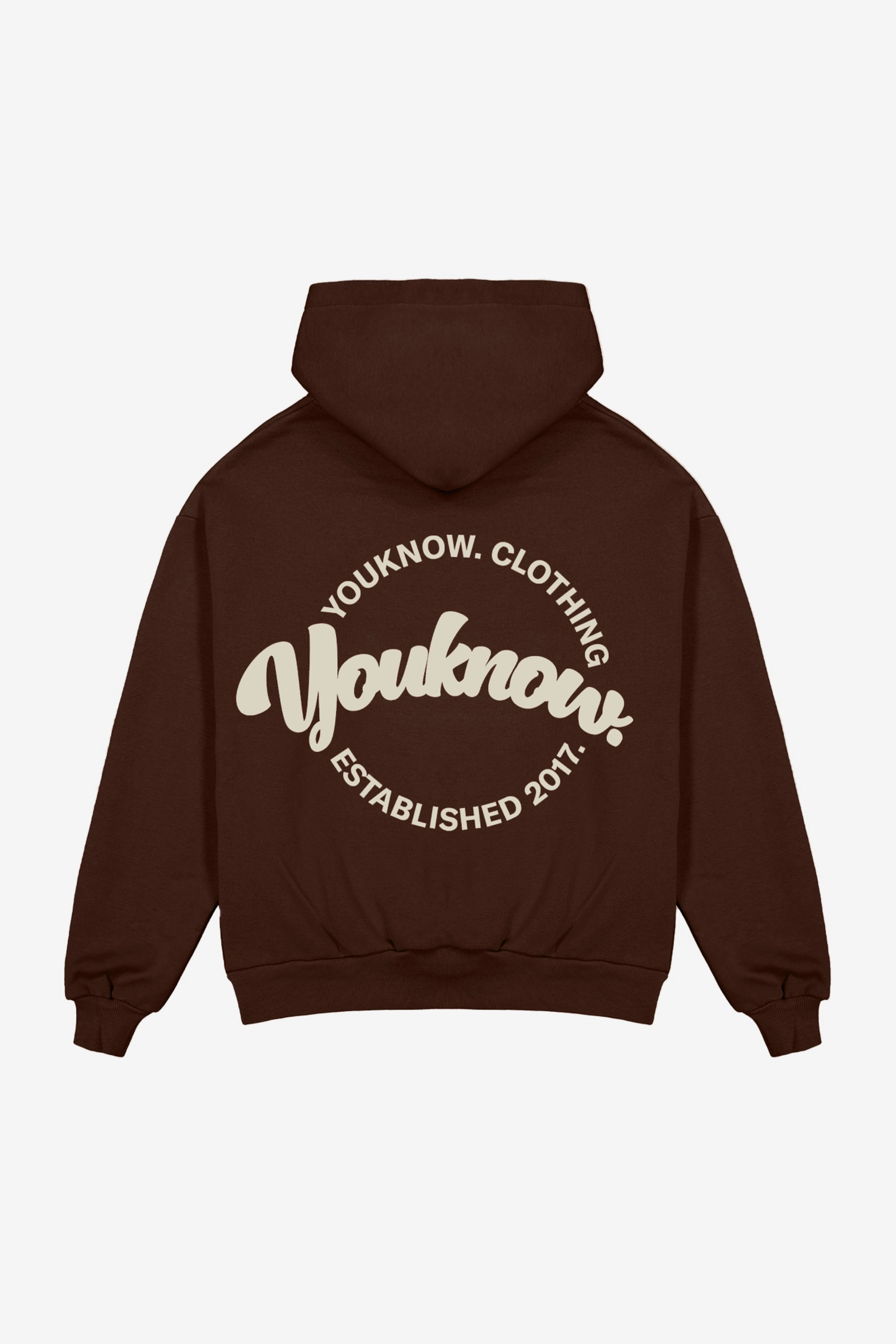 CIRCLE HOODIE | Chestnut Rhino like
