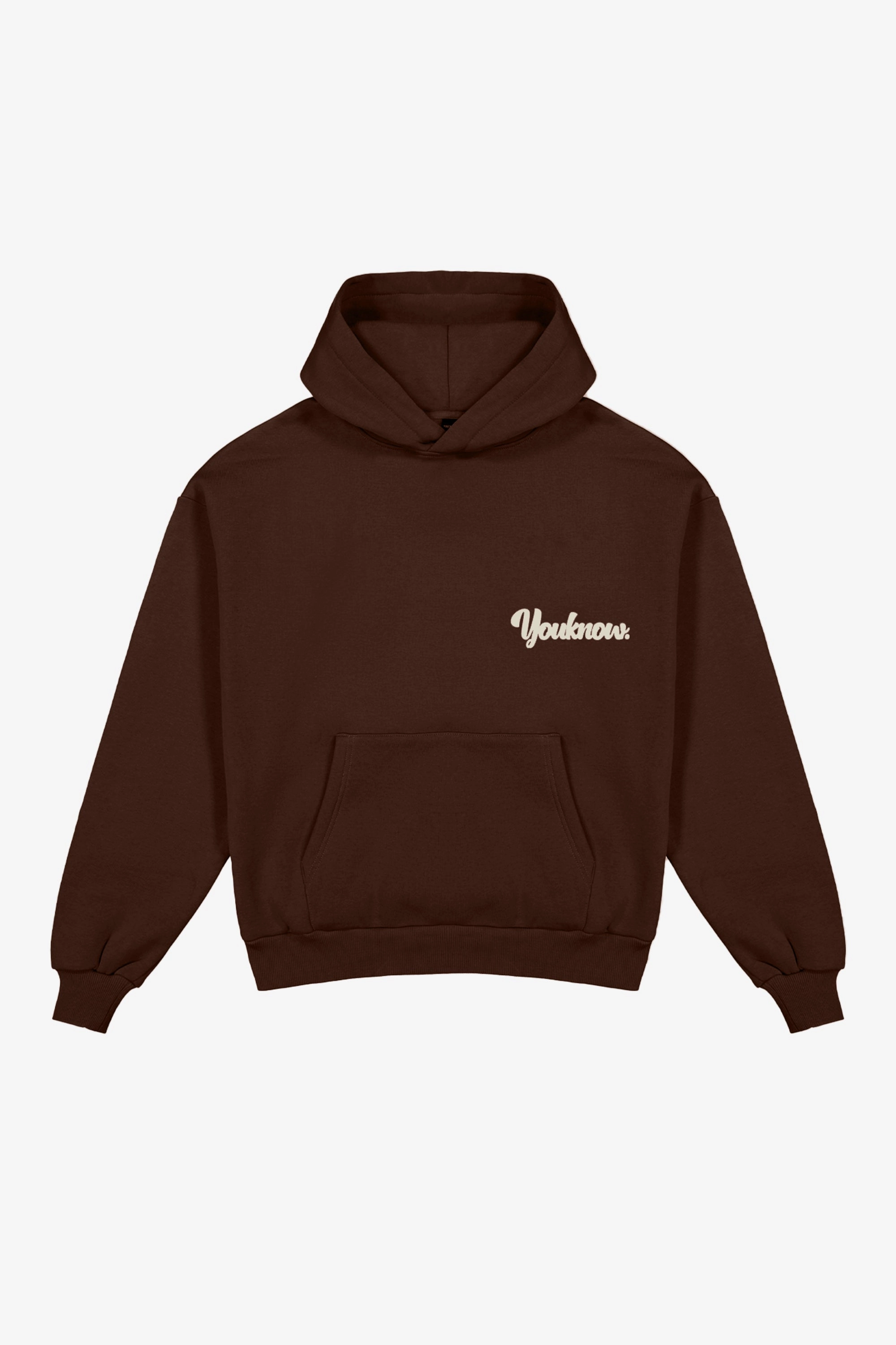 CIRCLE HOODIE | Chestnut Relaxed Cut Street Feel