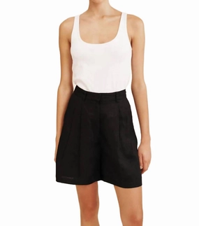 Moisture Wicking Technology Breathable Liner Marchello Bermuda Short In Black