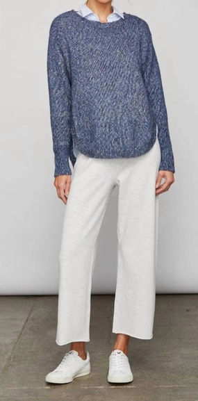 Alder Sweater Military Blue All Day Comfort Fit Seasonal Layering