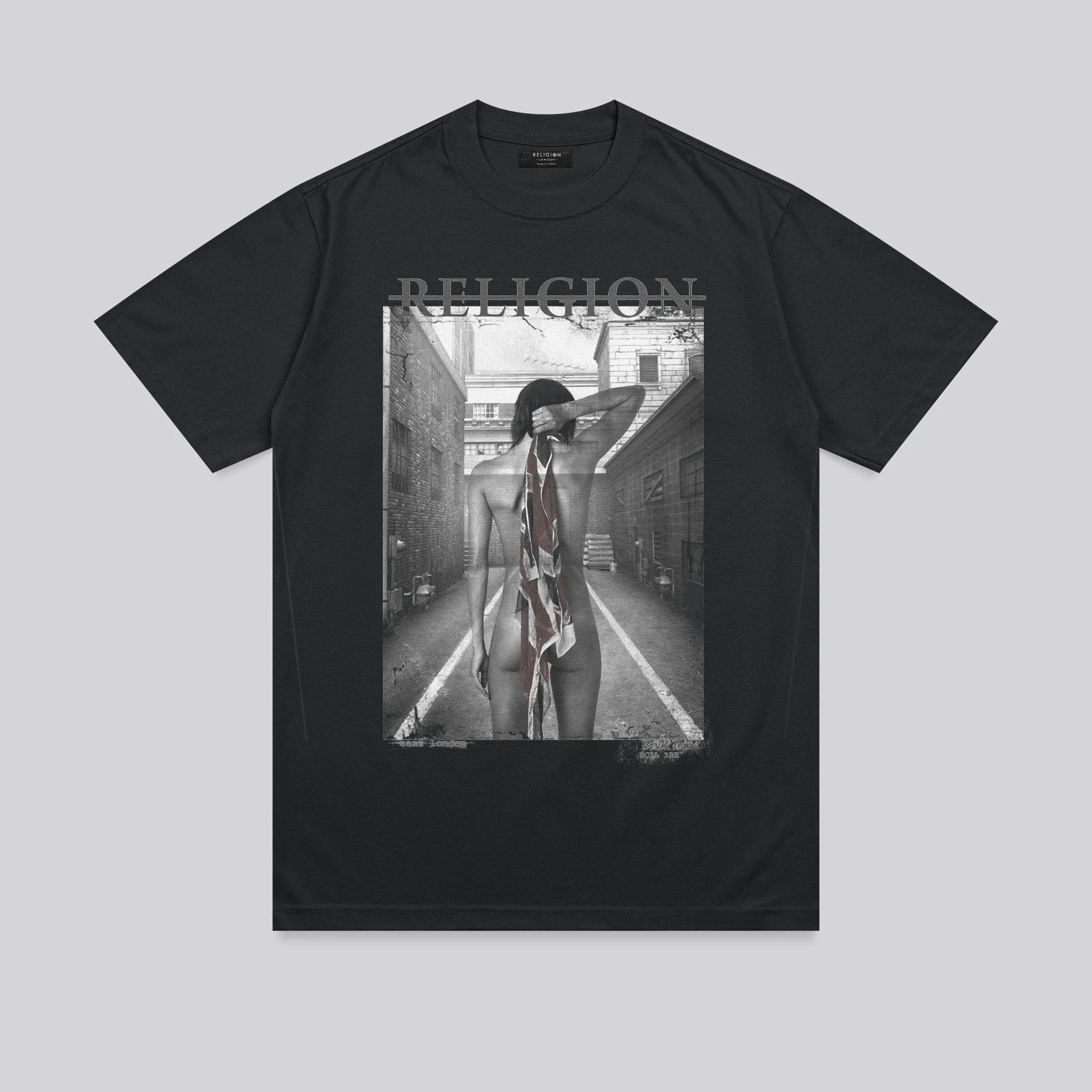 Comfy Fit Layer ALLEYWAY T-SHIRT WASHED BLACK