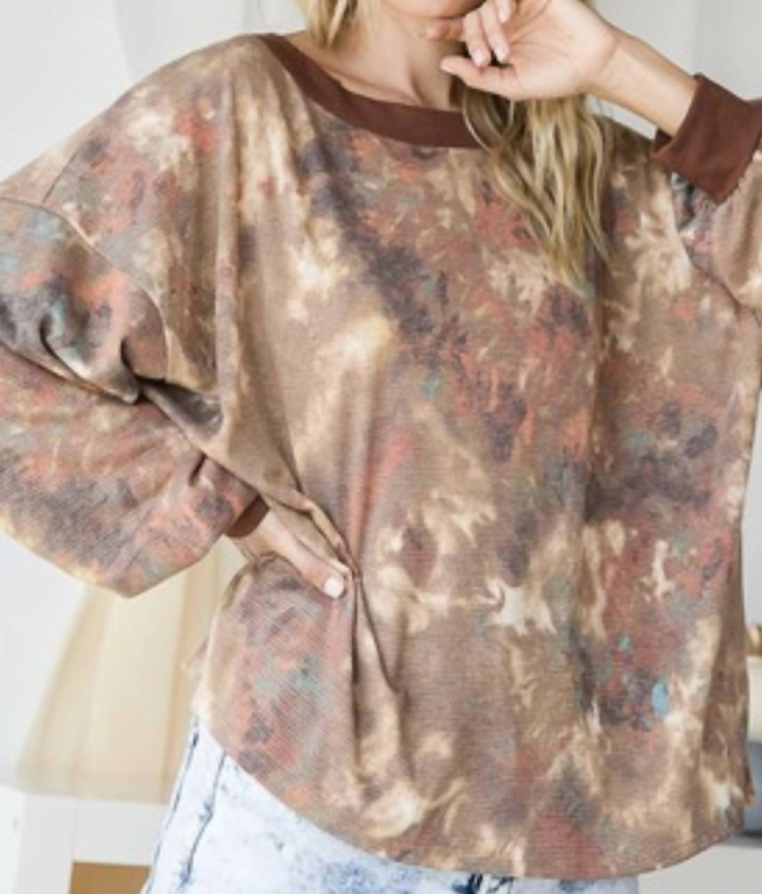 Cold Weather Wear Perfectly Cozy Amber In Brown Multi
