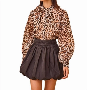 Angelina Skirt Onyx In Black Bold Edge