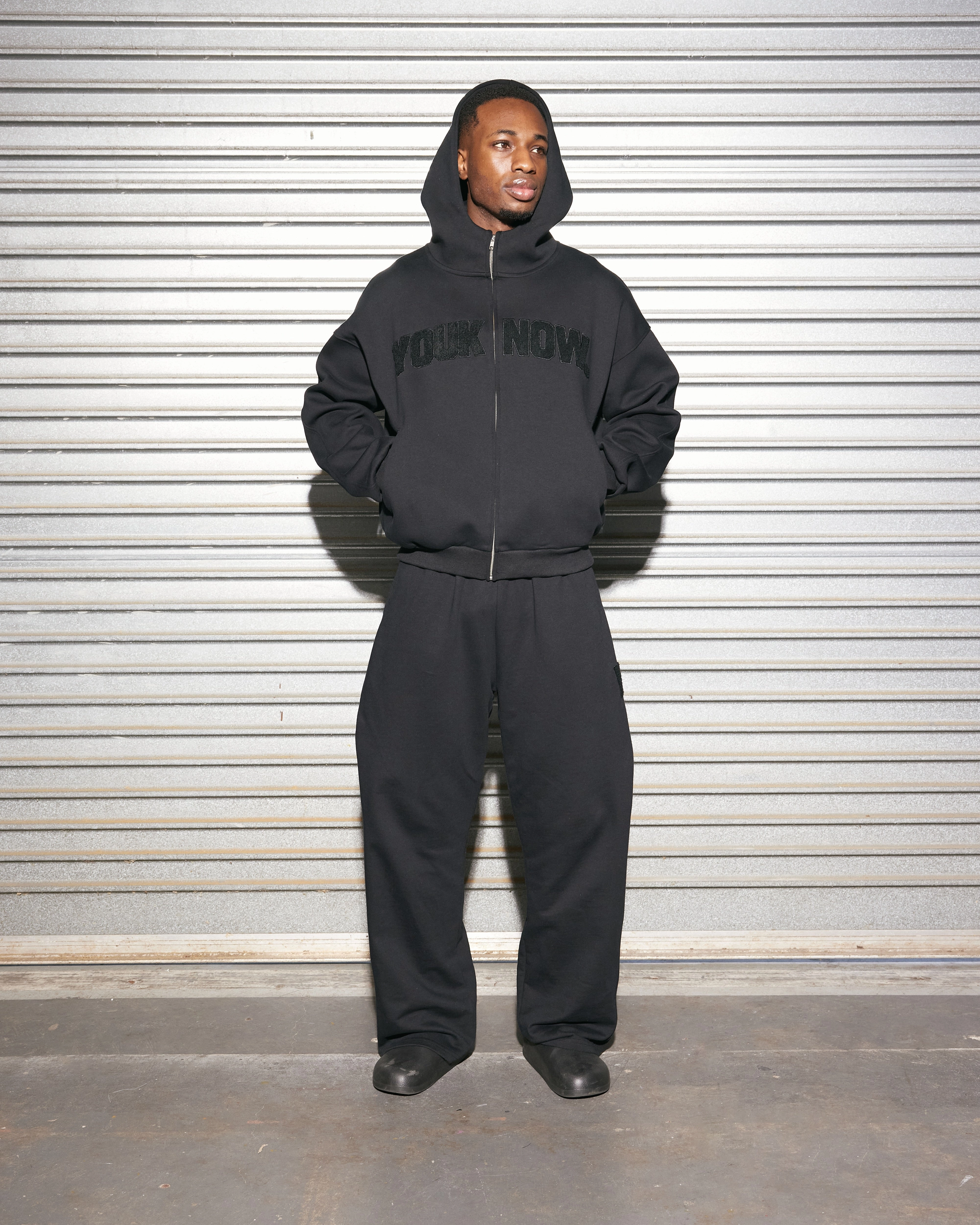 Easy Care Fabric Chenille Pants | Black