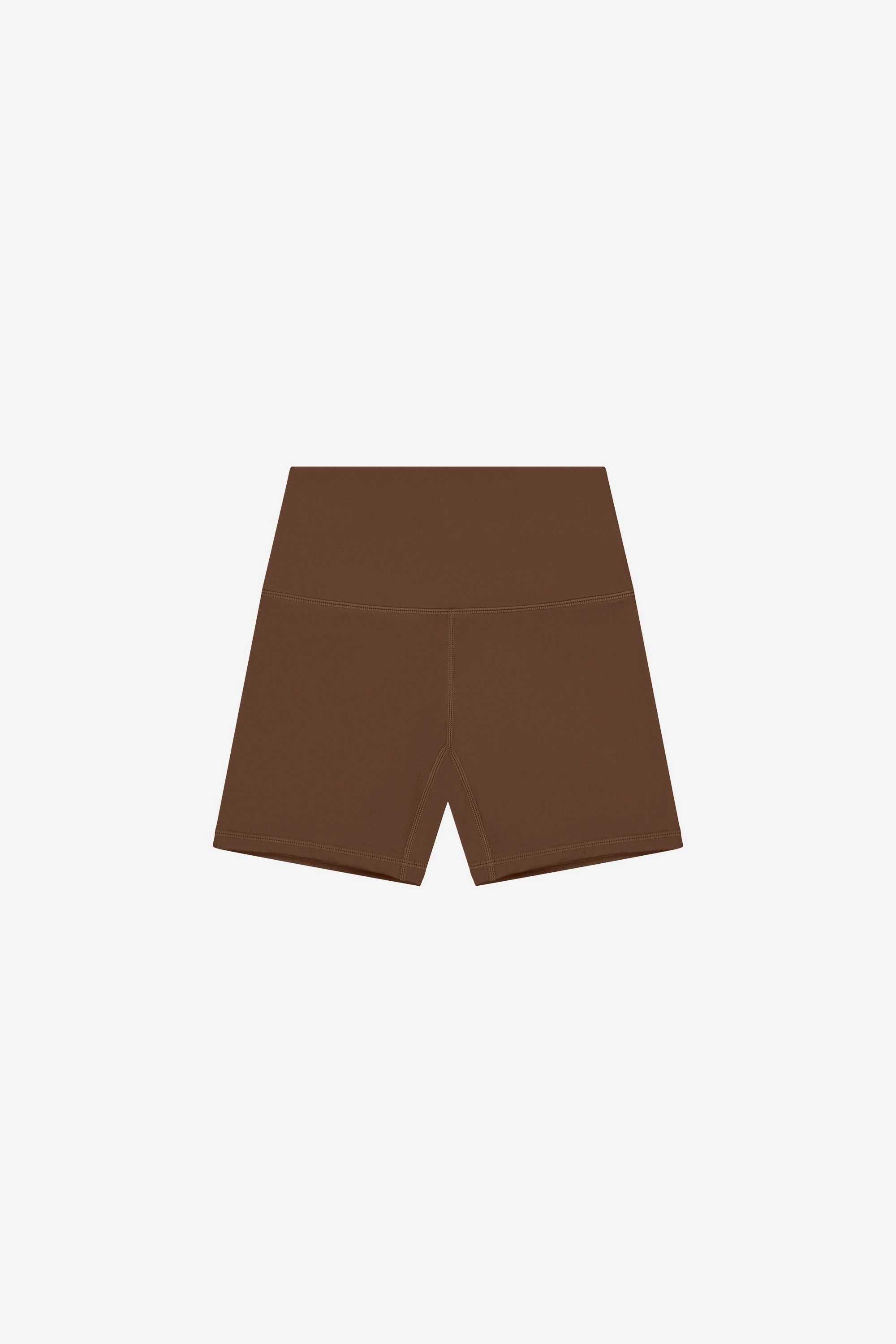 YK Move Sculpt Bike Shorts | Brown Daily Wear No Slip Gripper