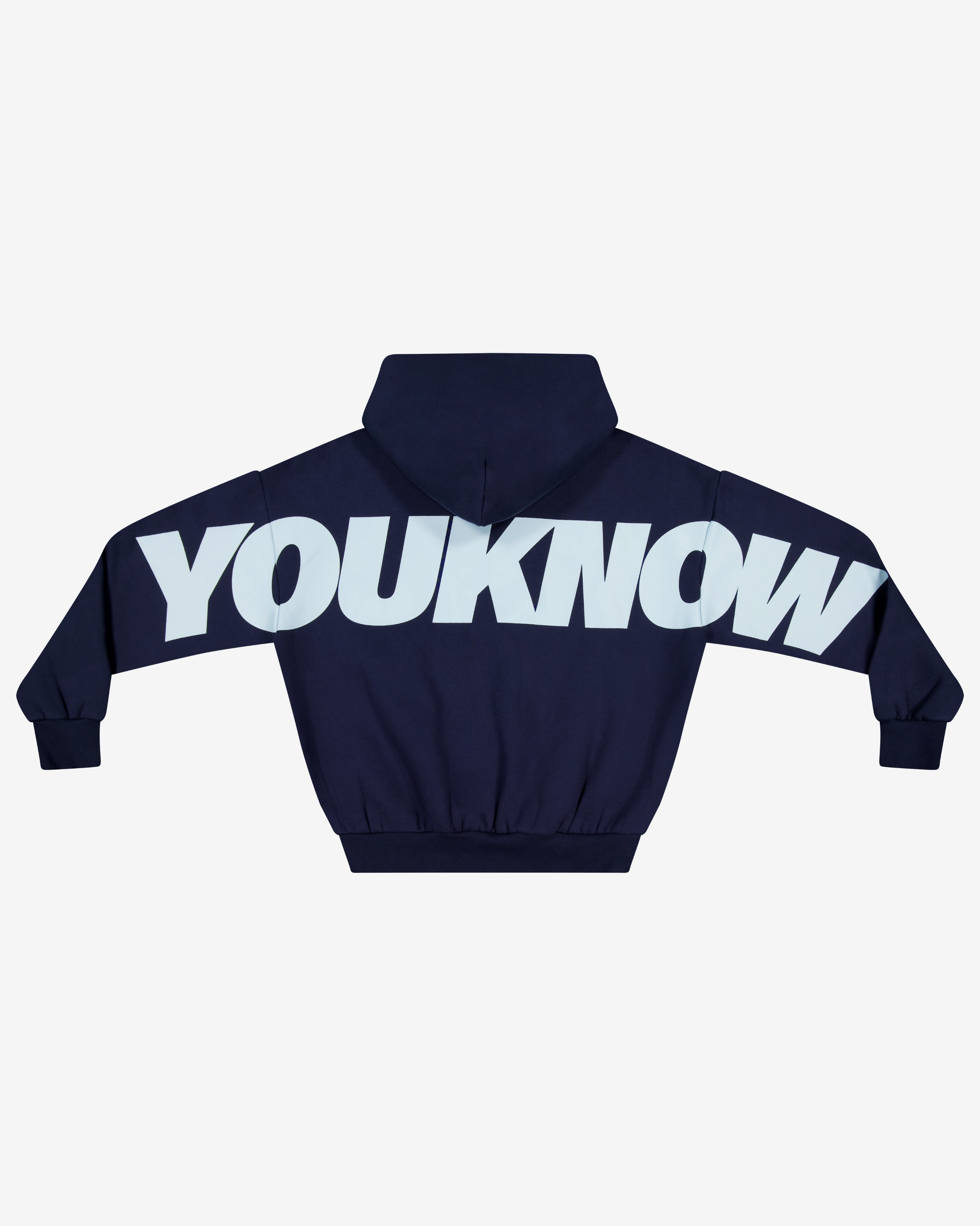 Big Back Hoodie | Navy Ice thermal fabric