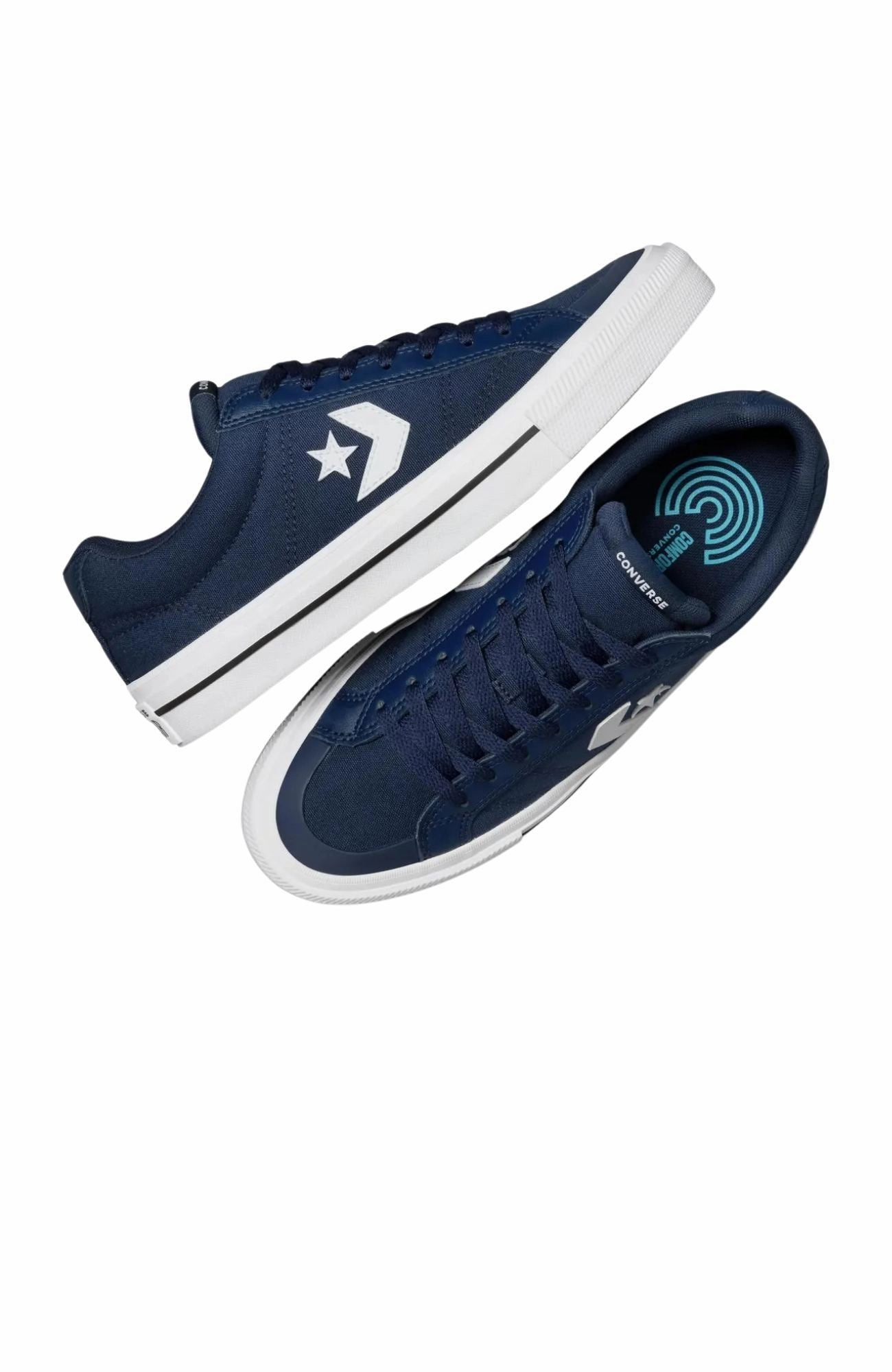 Converse Sport Casual Low Top Navy Airflow Ventilation
