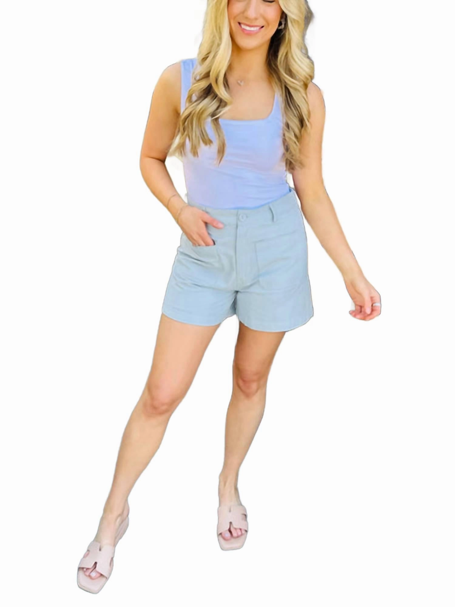 Unique Piece SailorS Delight Short In Light Blue
