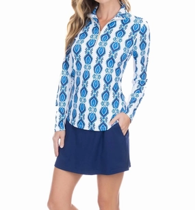 Anniversary Gift Solid Performance Skort In Navy