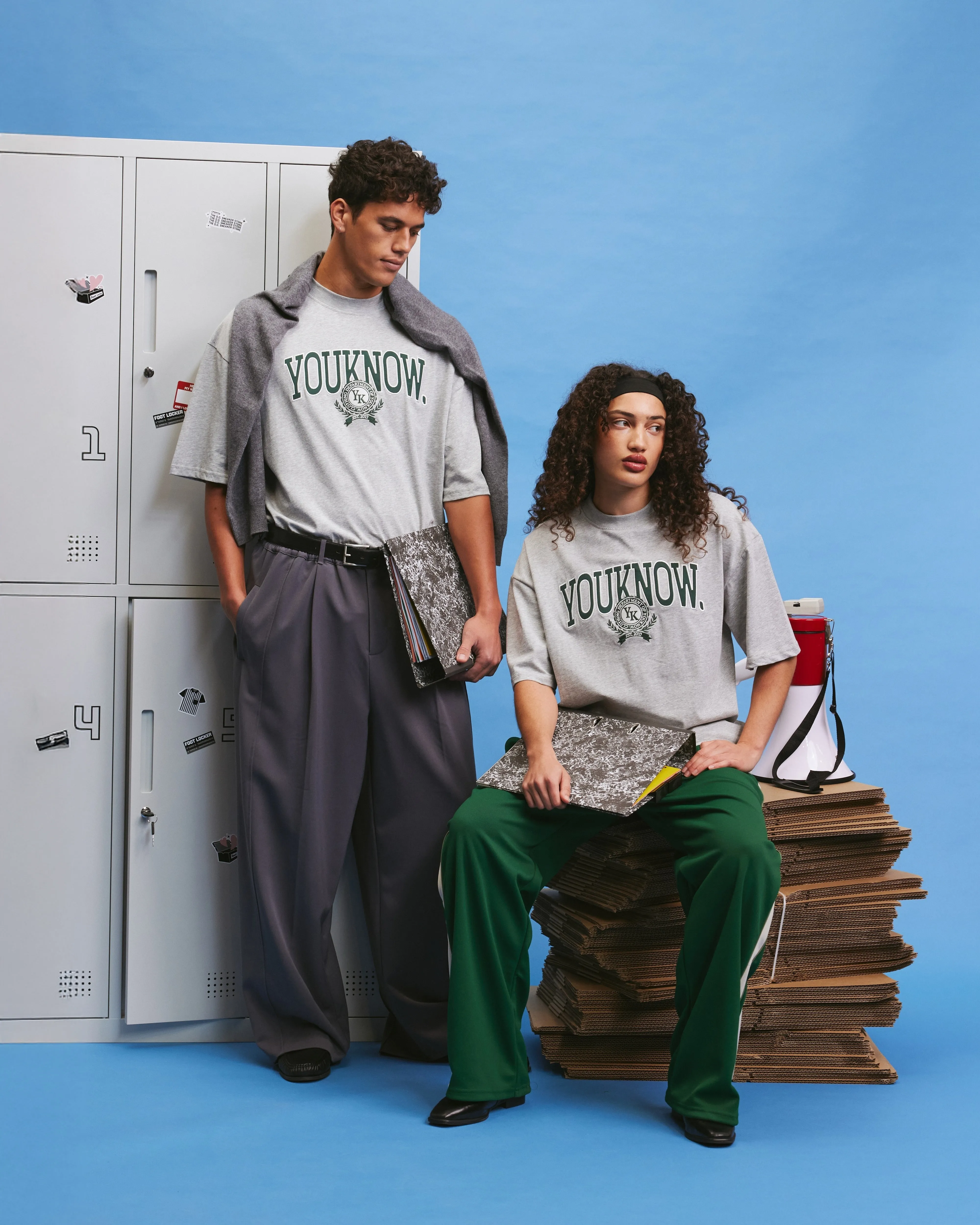Dept. of YKC Tee | Grey Microfiber Blend Active Style Trend