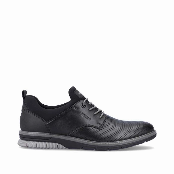 Mens Rieker Dustin in Black/Black/Black Sport Street
