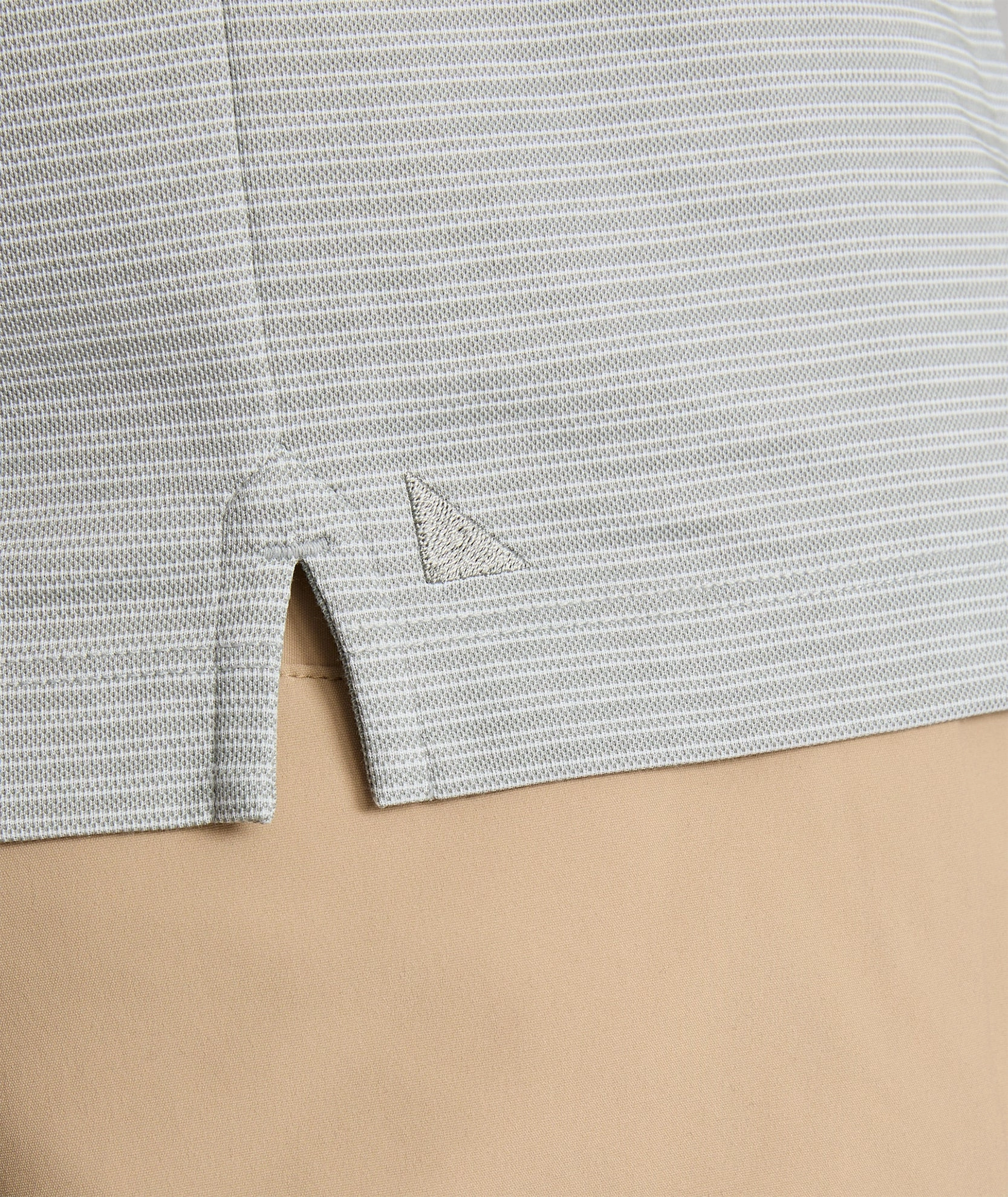 Fashion Layer Casual Layer Striped Performance Polo
