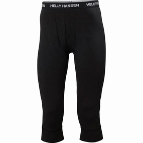 No Ride-Up Slim Look Men's Lifa Merino Midweight 3/4 Pant