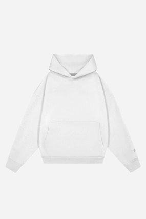 Waffle Knit Texture Dragonfly like Nothing Hoodie | Cloud White