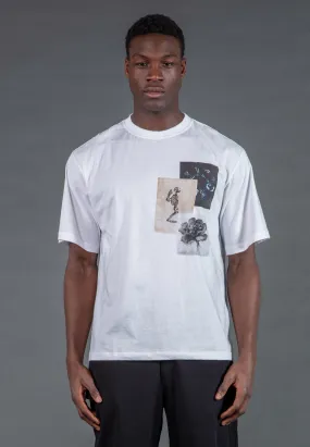 APPLIQUE T-SHIRT WHITE Street Trend Look