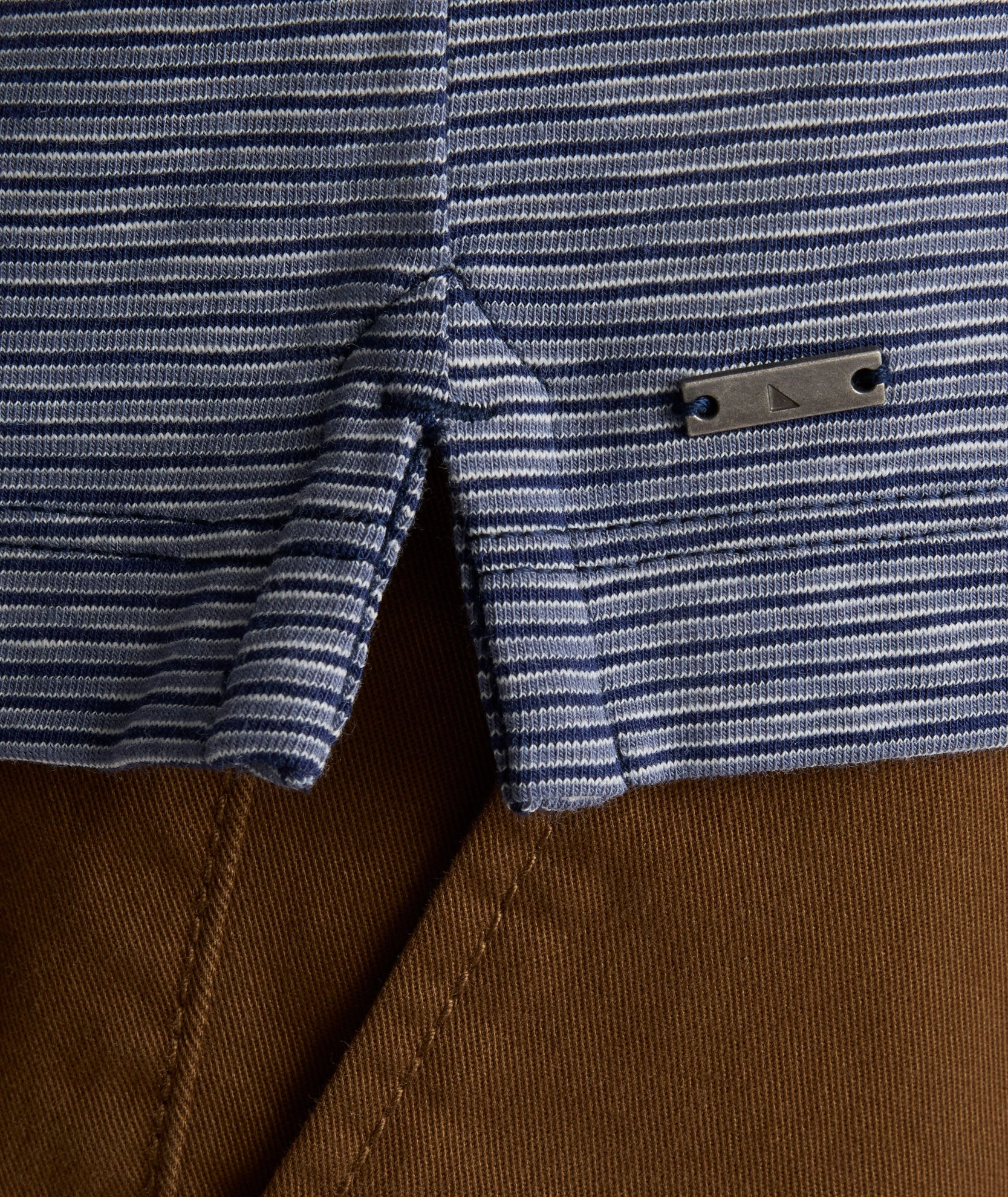 Polished Look Jersey Slub Long-Sleeve Polo