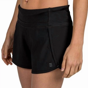 Bamboo-Lined Breeze Shorts In Black home renovation stretchy fabric
