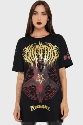 Baphomet Zisurr? T Shirt NoSideSeams VintageWash
