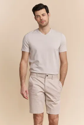 Basic V neck T-shirt Lint Resistant Surface