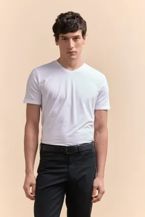 Teenager fashion Basic v-neck t-shirt