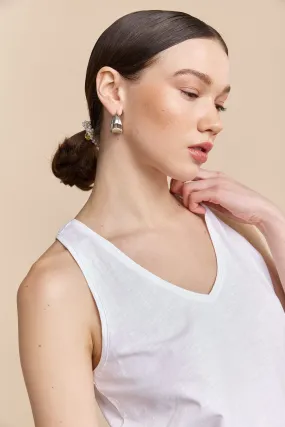 Active Fashion Simple Yet Cozy Basic V neck tank top