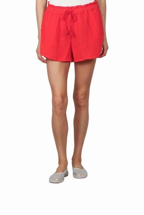 mountain style Flexible Waistline Starla Dolphin Short In Fire Cracker