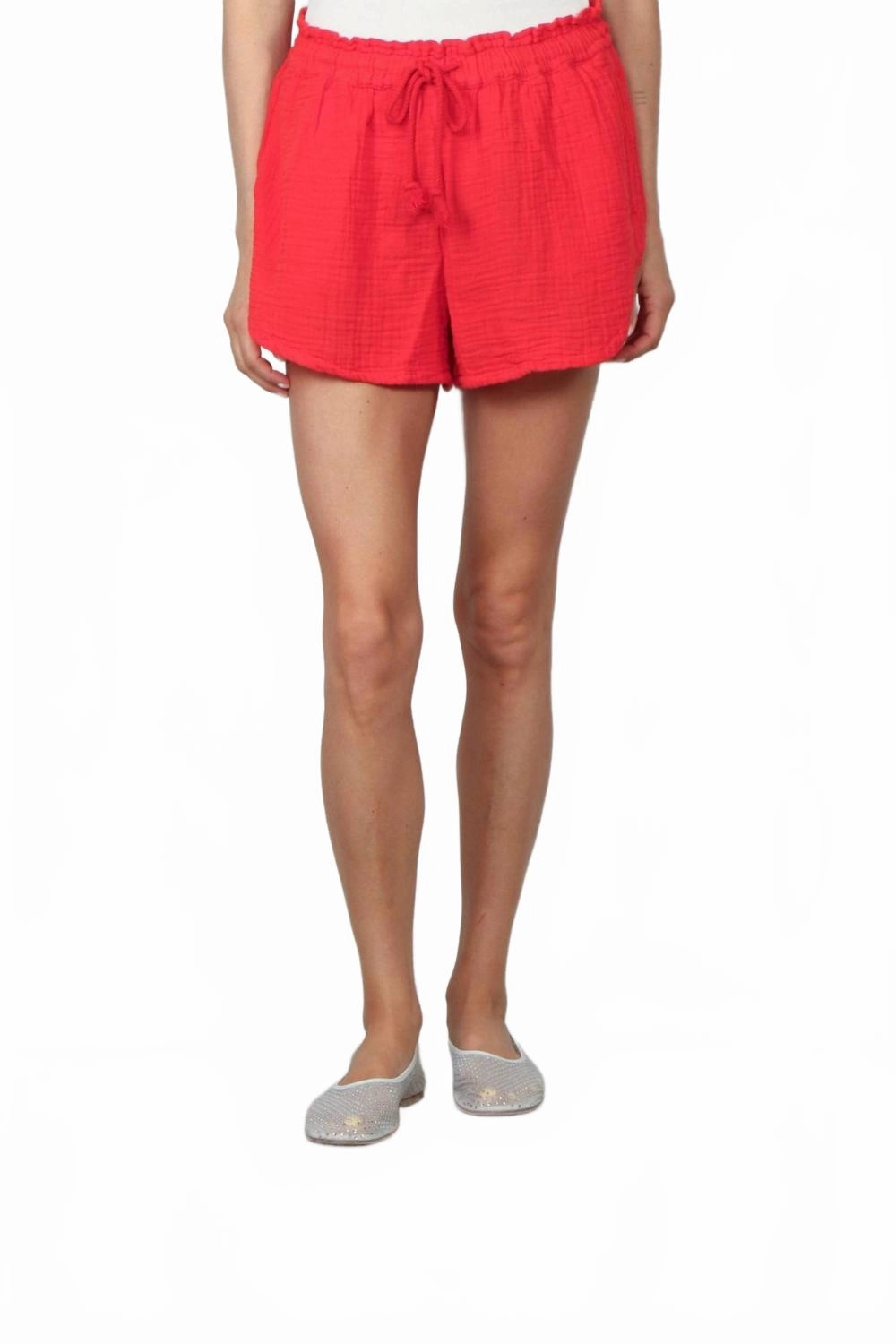 mountain style Flexible Waistline Starla Dolphin Short In Fire Cracker