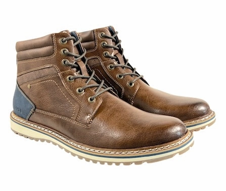 Cushioned Step All Day Wear Flexible Frame Rainy Day Commuter Beckett in Brown