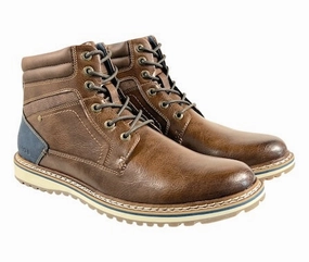 Cushioned Step All Day Wear Flexible Frame Rainy Day Commuter Beckett in Brown